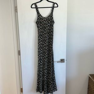 Réalisation Par Allegra dress in milky way | size L | 100% silk